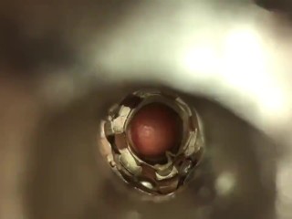 Fucking the inside of a Fleshlight