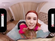 Preview 3 of VRCosplayX Beth And Summer Caught You Masturbating Before Wild 3some