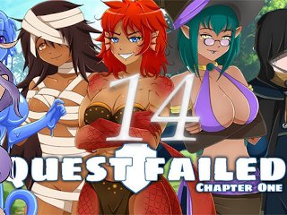 fantasy, lets play, quest failed hentai, gamer