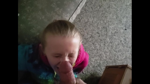 Sucking the Throbbing Cock after a Slutty Facial- Cum on my Face Baby! POV!