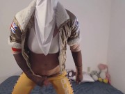 Preview 4 of Cute Femboy Tracer Rides Show Her Cock