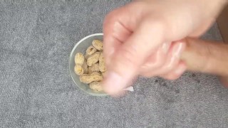 CUM SHOT ALL OVER MY NUTS 