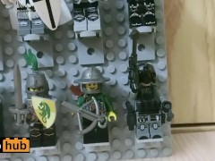 32 Lego minifigures (ancient and medieval soldiers)