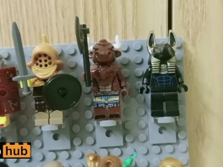 32 Lego minifigures (ancient and medieval soldiers)