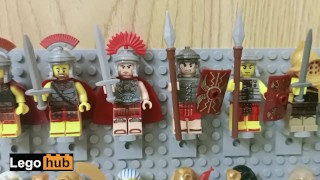 32 minifiguras Lego (soldados antigos e medievais)