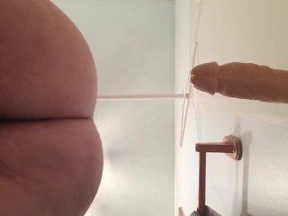 dildo, mom, big ass, tits