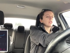 Lush Control in Tims Drive Thru + Mall and Cumming Hard! - Screenshot 4 of 16 - Petite