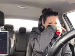 Lush Control in Tims Drive Thru + Mall and Cumming Hard! - Screenshot 7 of 16 - Masturbate