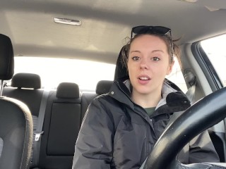 Lush Control in Tims Drive Thru + Mall and_Cumming Hard!