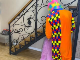 Clown fucking girl