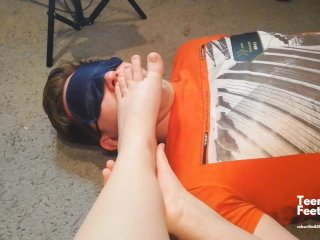 cosplay, foot worship, russian femdom, point of view