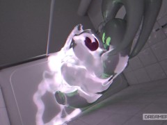 HORNY GOODRA LIGHTS UP ROOM WITH HIS THICK GLOWING CUM [POKEMON]