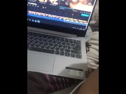 Preview 2 of Masturbate while editing my own video