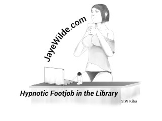 Гипнотический футфетиш в библиотеке