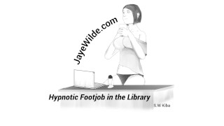 Hypnotischer Footjob In Der Bibliothek