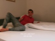 Preview 2 of CZECH HUNTER 499 -  Twink Gets Thrown Money At Him & Happily Gets Fucked