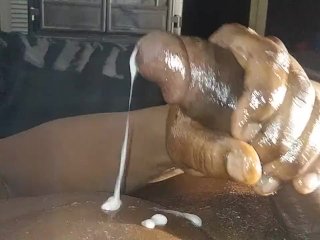 Large Cock CUMSHOT Big Dick Guy Moans And Shoots Cum All Over
