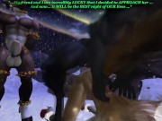 Preview 6 of Christmas Night - The Northern Lights ( Furry / Yiff )