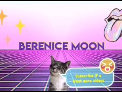 Gatita Berenice Moon mueve su culo con plug anal de colita