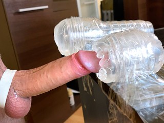 Amateur Guy Moaning while Fucking Fleshlights - Huge Cum Load 4K - Pornhub Gay