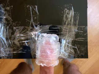 Amateur Guy Moaning While Fucking Fleshlights - Huge_Cum Load 4K