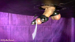 Hands Free Dick Vibrator Edging Precum Dripping & Big Cumshot