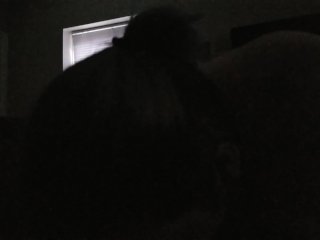 FTM fuck toy swallows my cock like a good boy