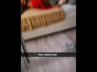 Cheating Girlfriend Sends Snapchat to Her_Boyfriend While She Gets Fucked