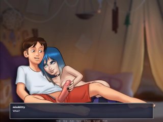 SummertimeSaga SHOWING UP HERSELF (eve Route- Vagina_Choice)-PART 90