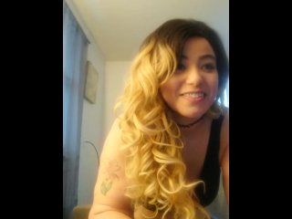 Squishy BBW Latina Teases on Cam