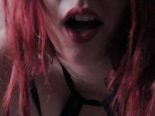 solo female, kink, toys, red head