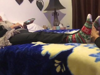 Can I massage your beautiful feet -foot fetish -sock fetishfemdom