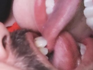 Loud & Up Close - Sensual Tongue Kissing, Biting, Chewing, Licking