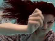 Preview 3 of Loris Licicia super hot underwater swimming naked