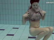 Preview 4 of Loris Licicia super hot underwater swimming naked