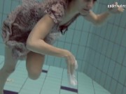 Preview 5 of Loris Licicia super hot underwater swimming naked