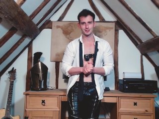 SUIT TO LEATHER COCKTEASE SEDUCTION PT 2