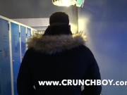 Preview 4 of the french pornstar Enzo RIMENEZ fucked raw by KOLDO GORAN in locker room
