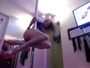 Preview 5 of peppermintdusty: Peppermint Pole Dancing in Pink Heels