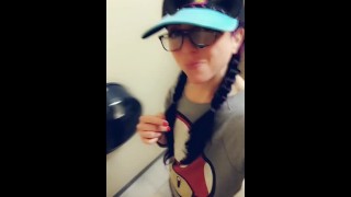 Snapchat Premium Available! Pissing In A Toilet Tank