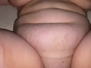 Thick White Girl Uses Toy WhileI FuckHer