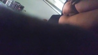 Babysitter getting her pussy ate while his wife at work 