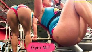 Tiny Shorts For The Gym Milf