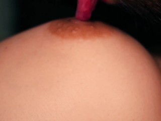 Close up Nipple Play