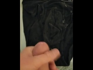 Solo Cumshot Shooting Huge Load on Briefs Underwear