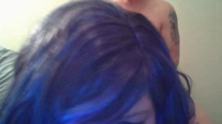 BBW gets cream pie on tittis and face