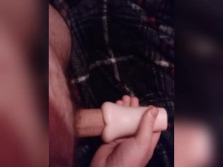 anal creampie, pink toy, cant get it up, 6 inch dick