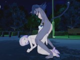 (3D Hentai)(Furry)(Futa)(Hairy)(JoJo's Bizarre Adventure) Sex with Reimi
