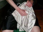 Preview 2 of I cum through my Nike basketball shorts