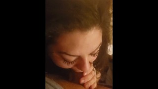 Latina Neighbor Girl LOVES my cock in her mouth